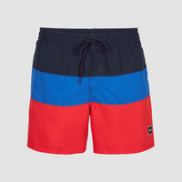 Frame Block Swim Short | Red Multi 2