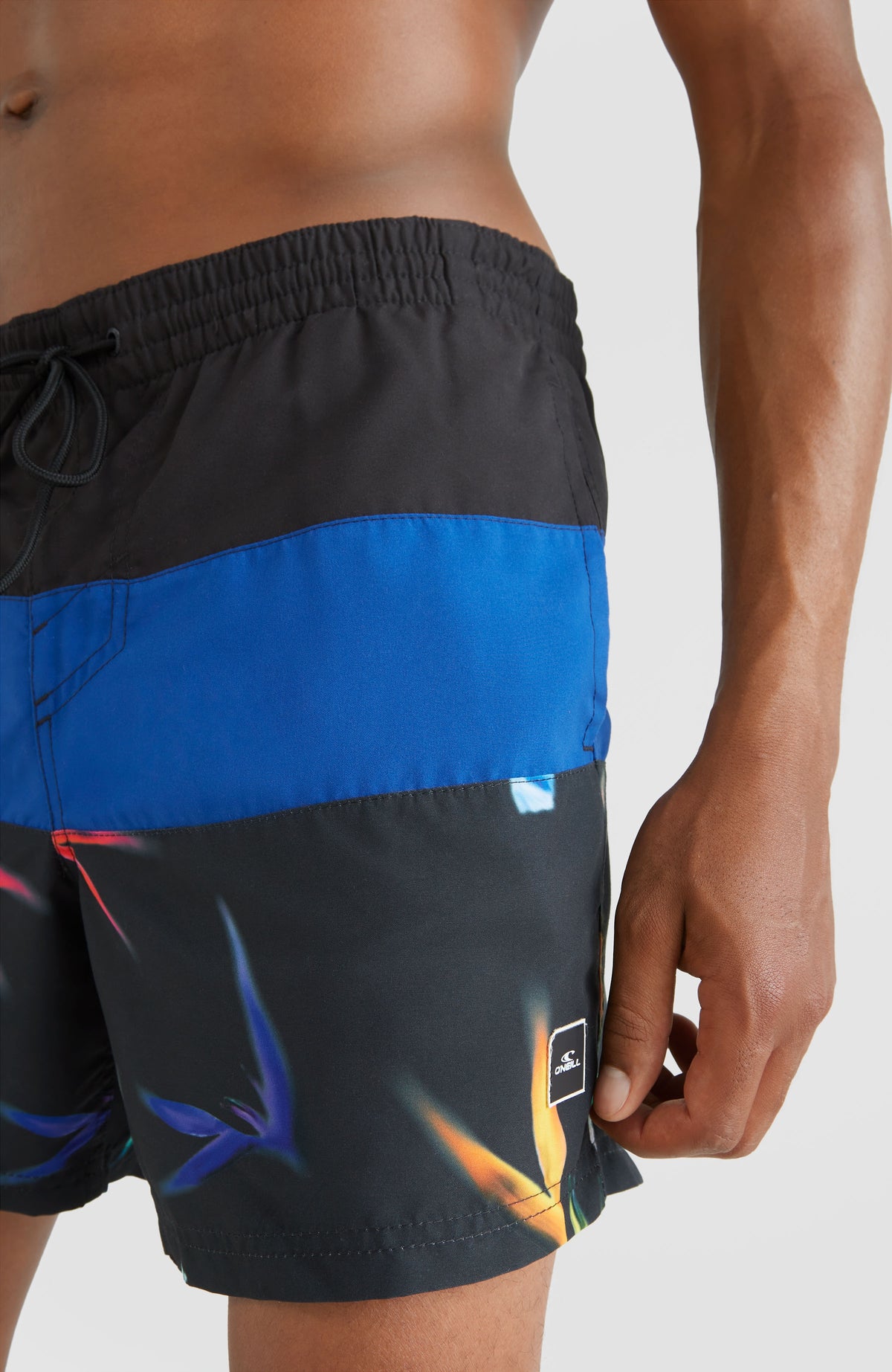 Frame Block Swim Short | Blue Multi 6