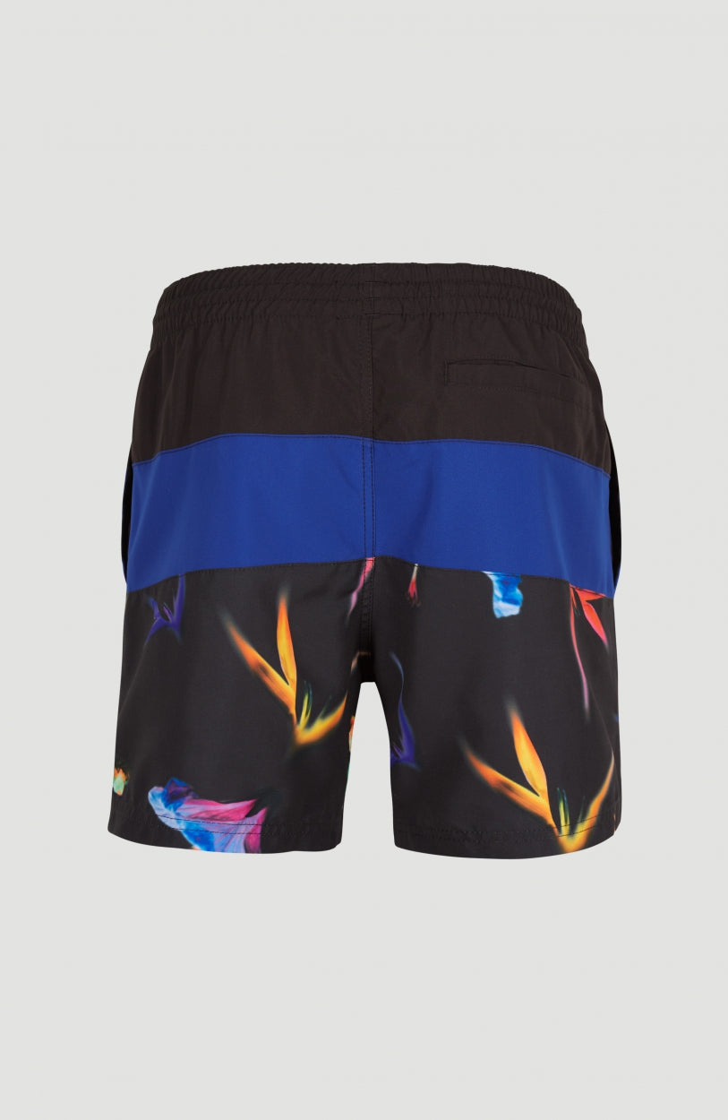 Frame Block Swim Short | Blue Multi 6