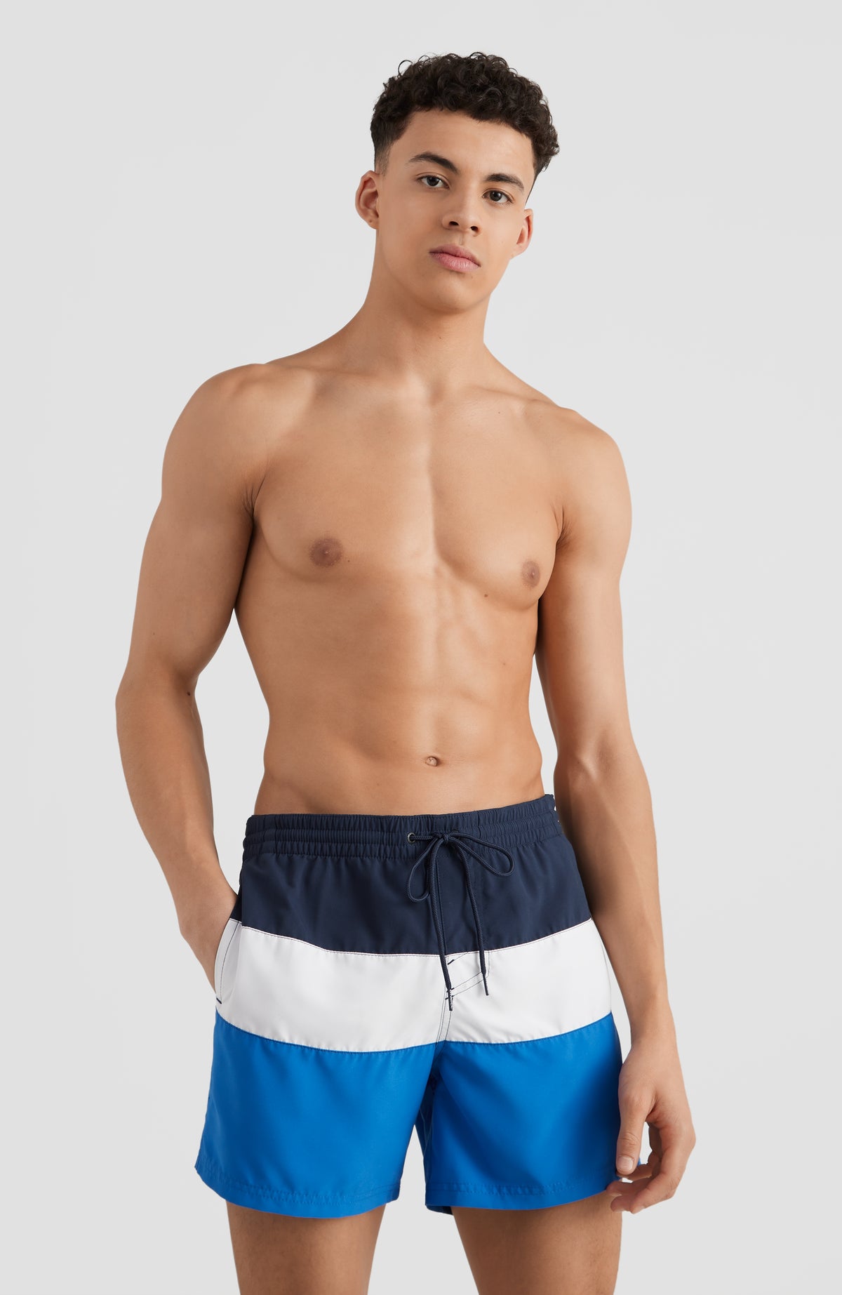 Frame Block Swim Short | Blue Multi 9