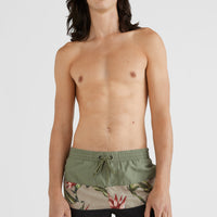 Frame Block Swim Short | Green Multi 1