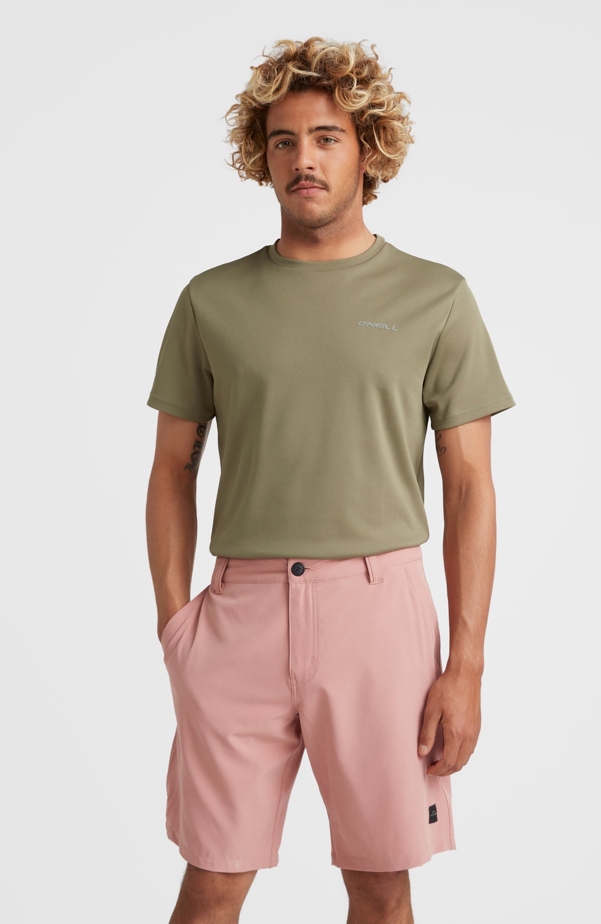 Short Hybrid Chino | Ash Rose