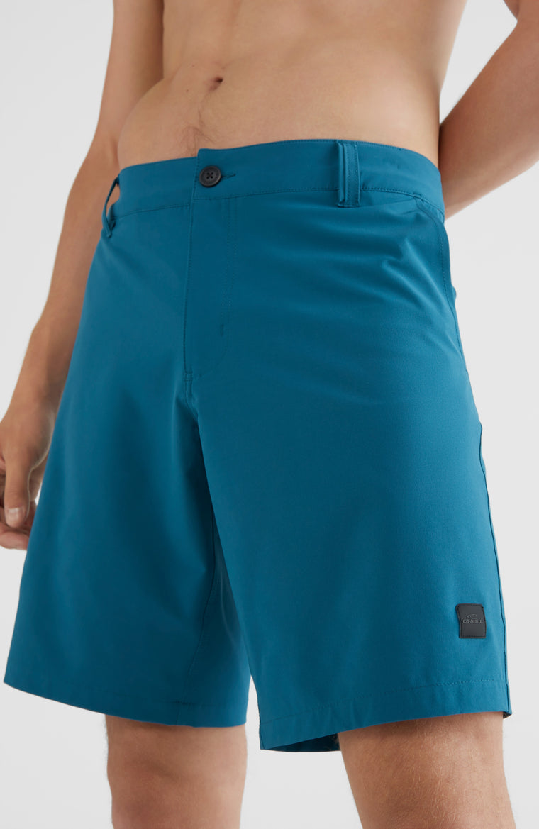 Short Hybrid Chino | Blue Coral