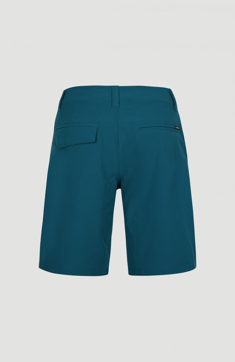 Short Hybrid Chino | Blue Coral
