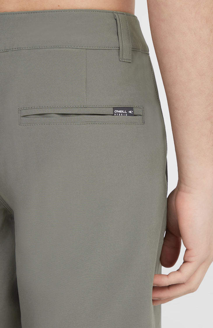 Short Hybrid Chino | Military Green