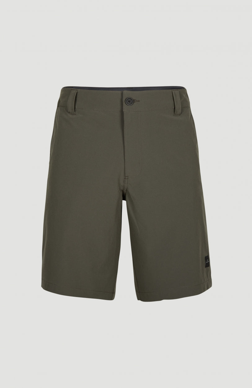 Short Hybrid Chino | Military Green