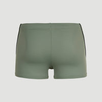 Solid Zwembroek | Deep Lichen Green