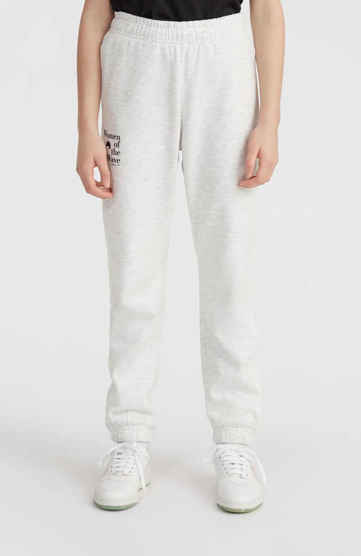 Women of the Wave joggingbroek | White Melange