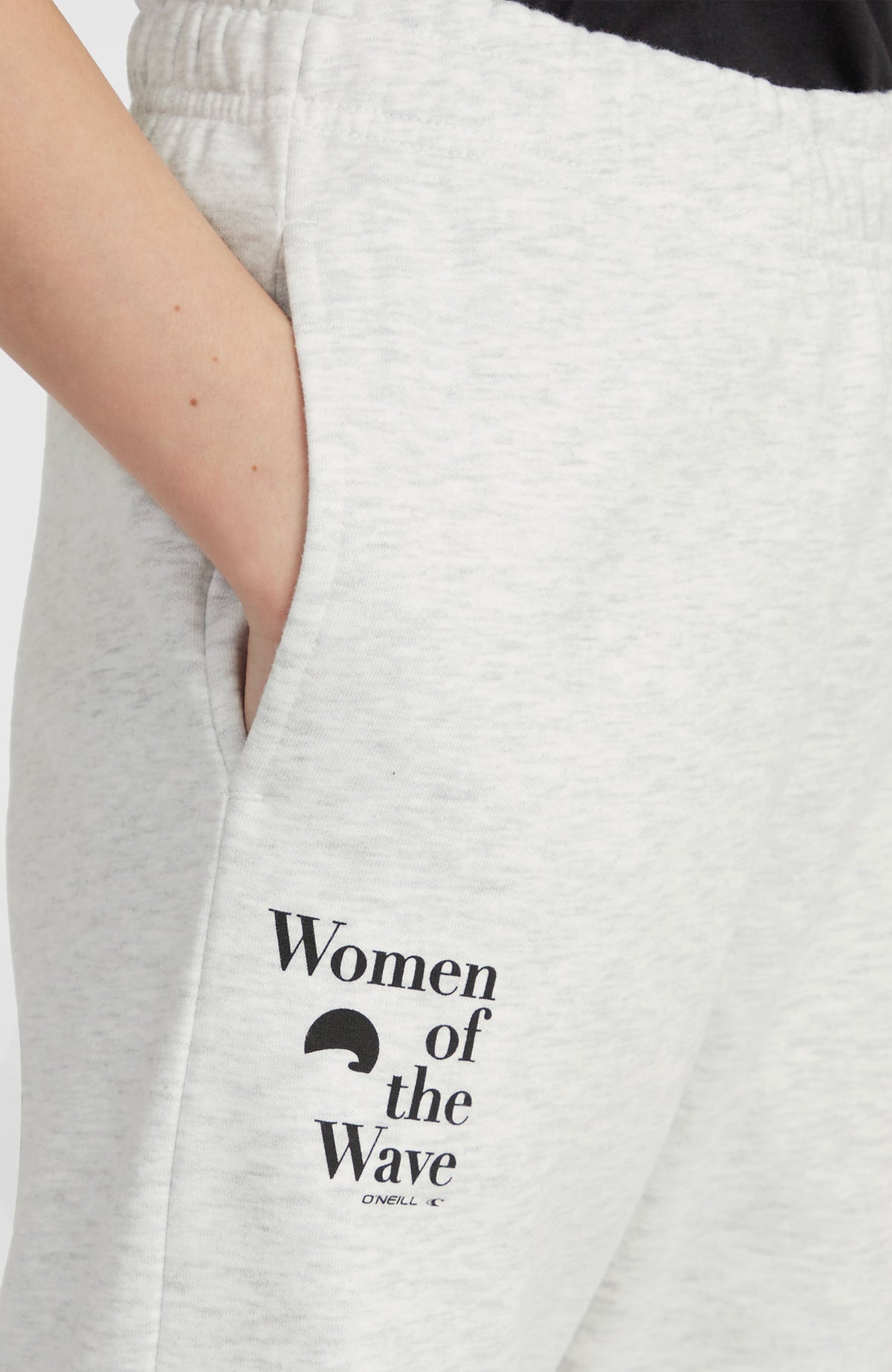 Women of the Wave joggingbroek | White Melange