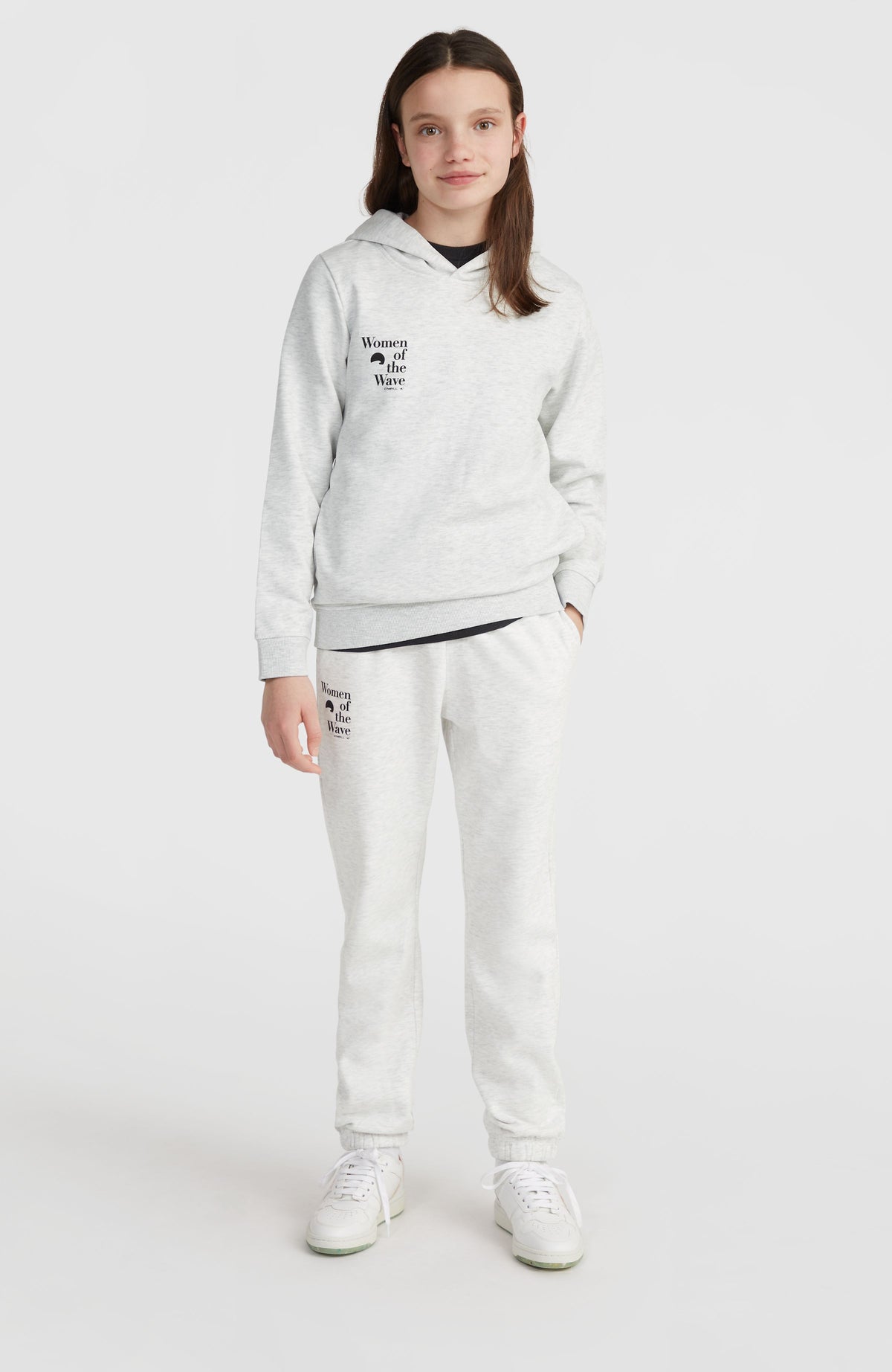 Women of the Wave joggingbroek | White Melange