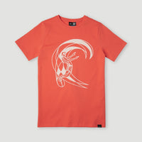 Circle Surfer T-Shirt | Living Coral